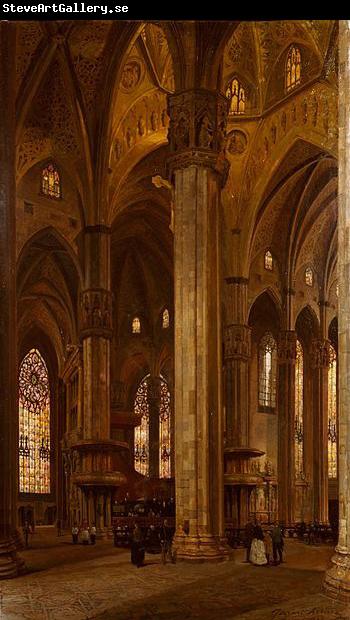 Arturo Ferrari Interior of Milan Cathedral